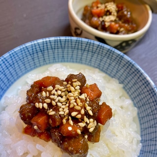 ご飯のお供に！　ごぼうとにんじんのきんぴら味噌